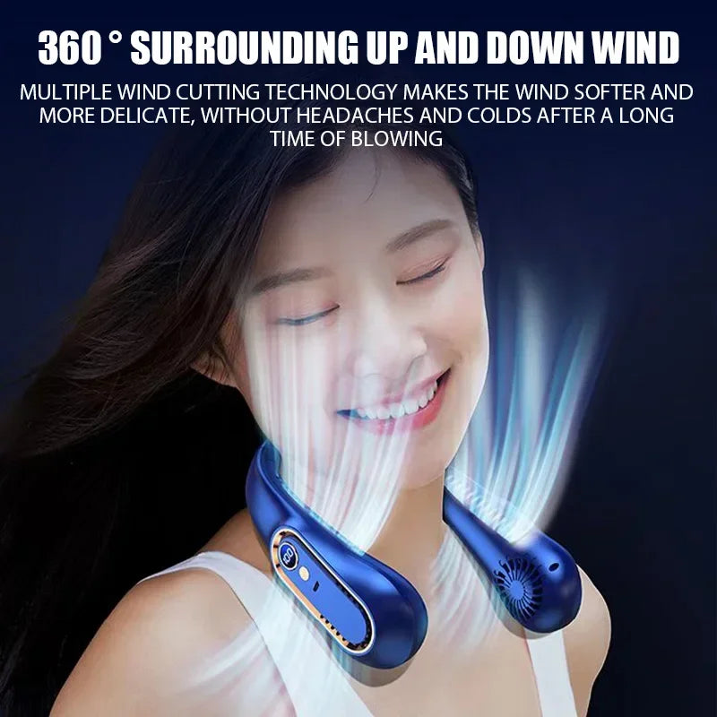 Portable Bladeless Neck Cooling Fan