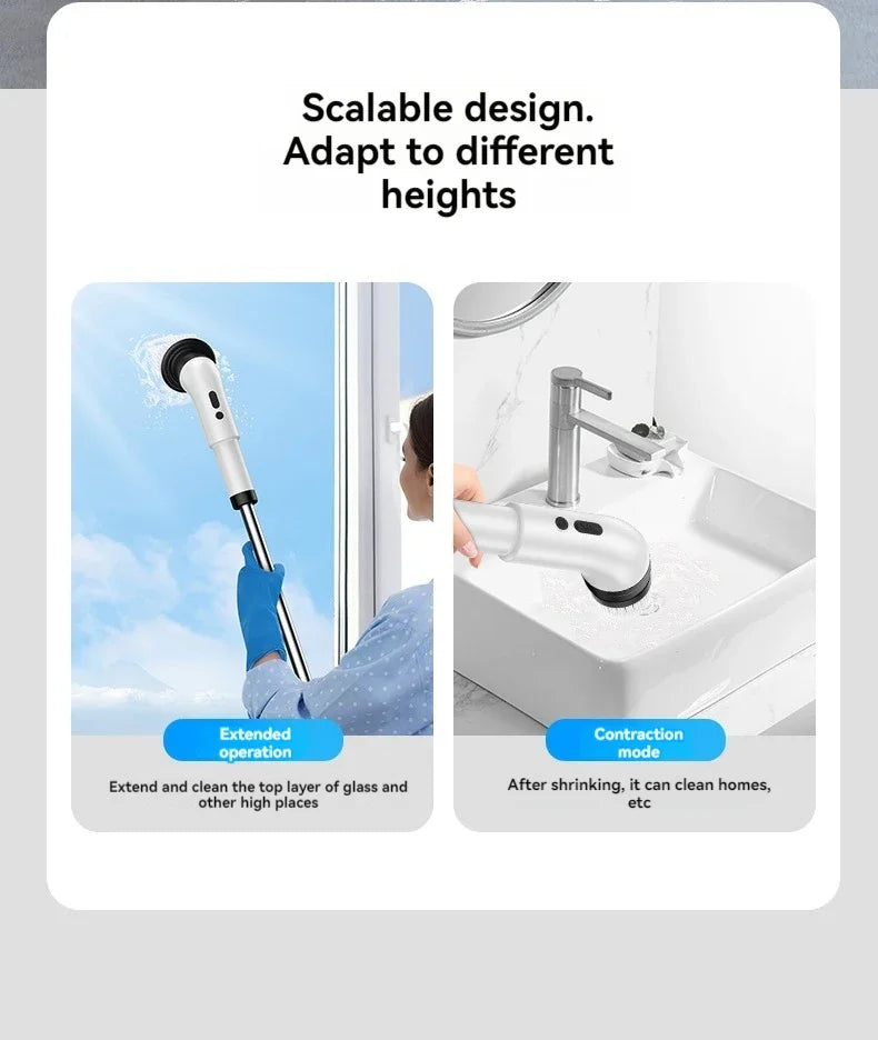 9-in-1 Electric Cleaning Brush