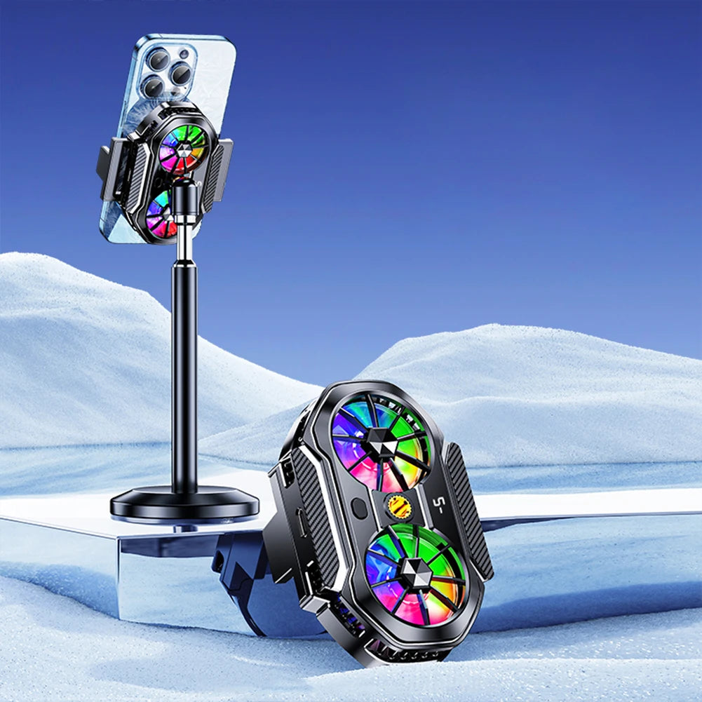 Back Clip Dual Fan Cooler