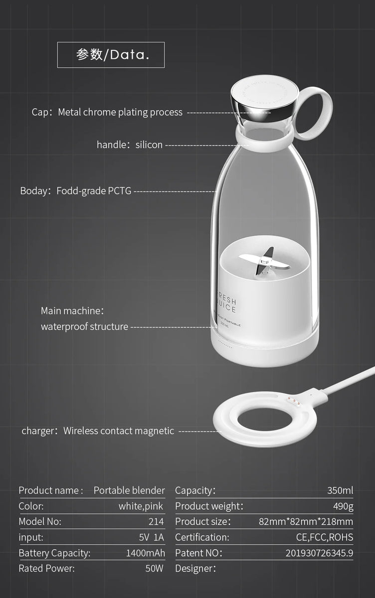 Mini Portable Electric Juicer