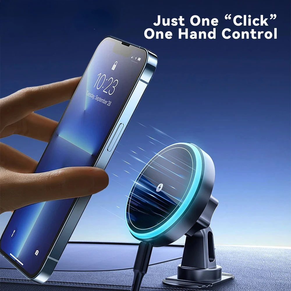 15W Magnetic Wireless Car Holder