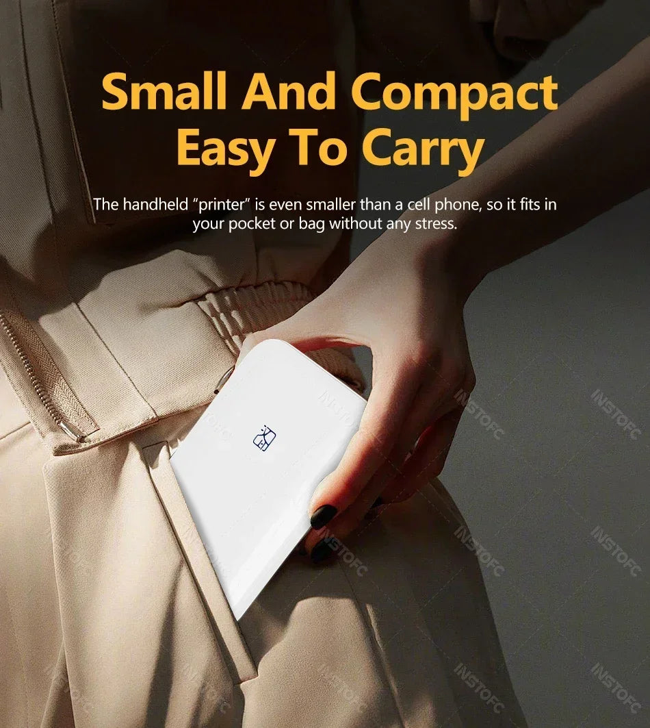 Mini Wireless Color Photo Printer