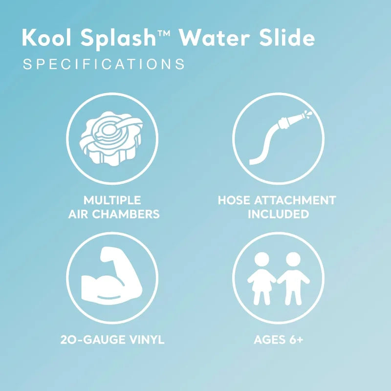 Kool Splash Inflatable Water Slide
