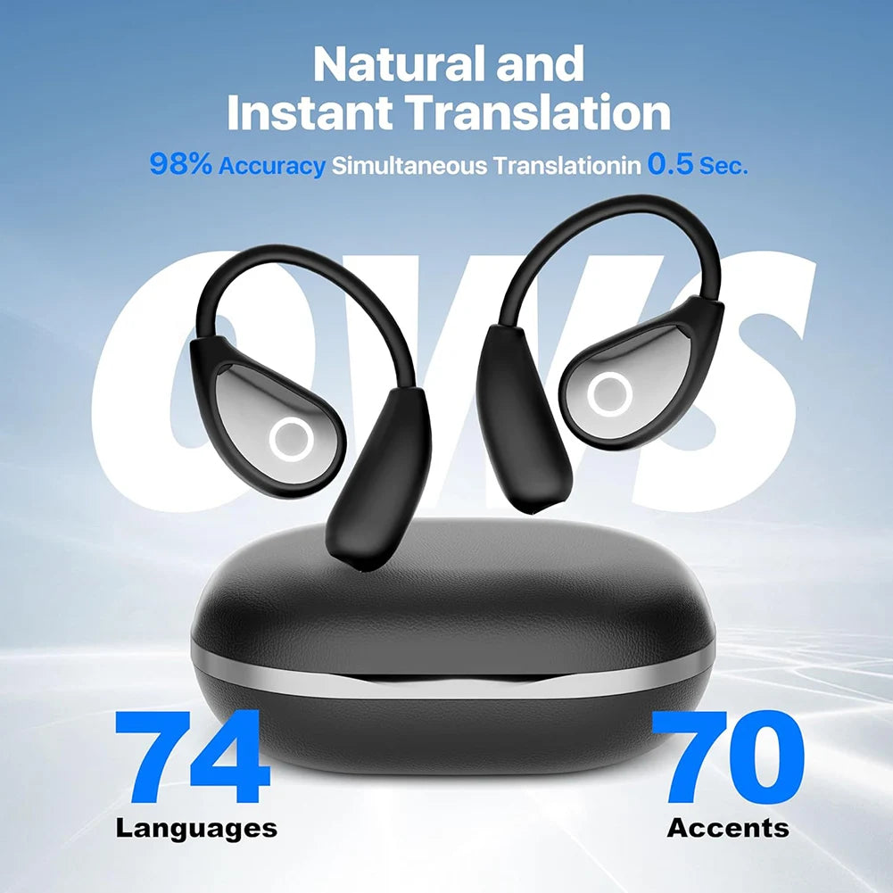 Smart Voice Translator Earbuds for Travel