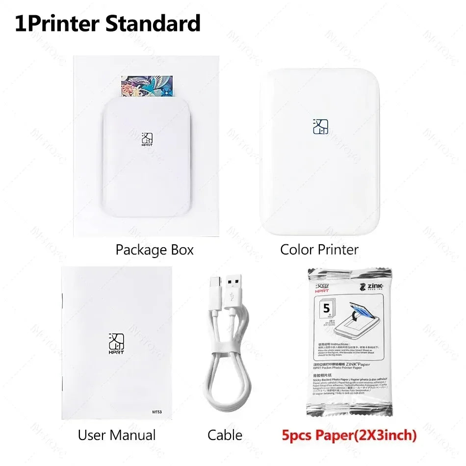 Mini Wireless Color Photo Printer