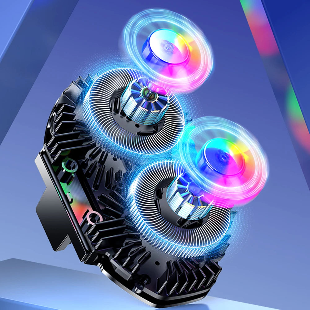 Back Clip Dual Fan Cooler
