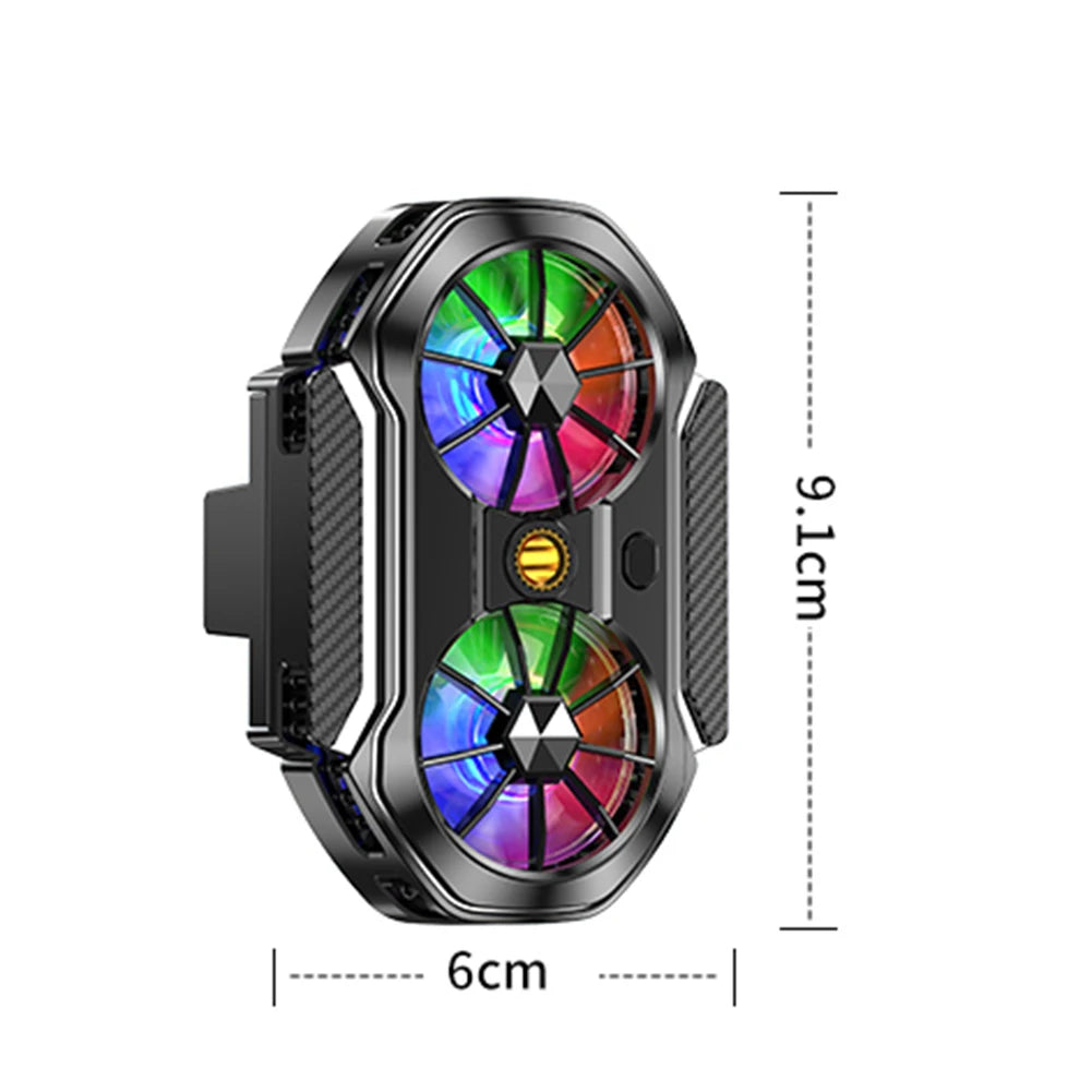 Back Clip Dual Fan Cooler