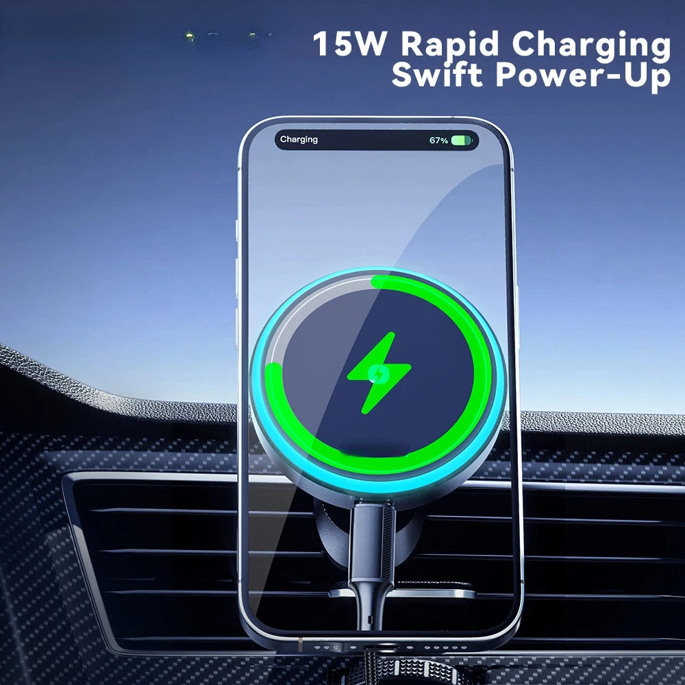 15W Magnetic Wireless Car Holder
