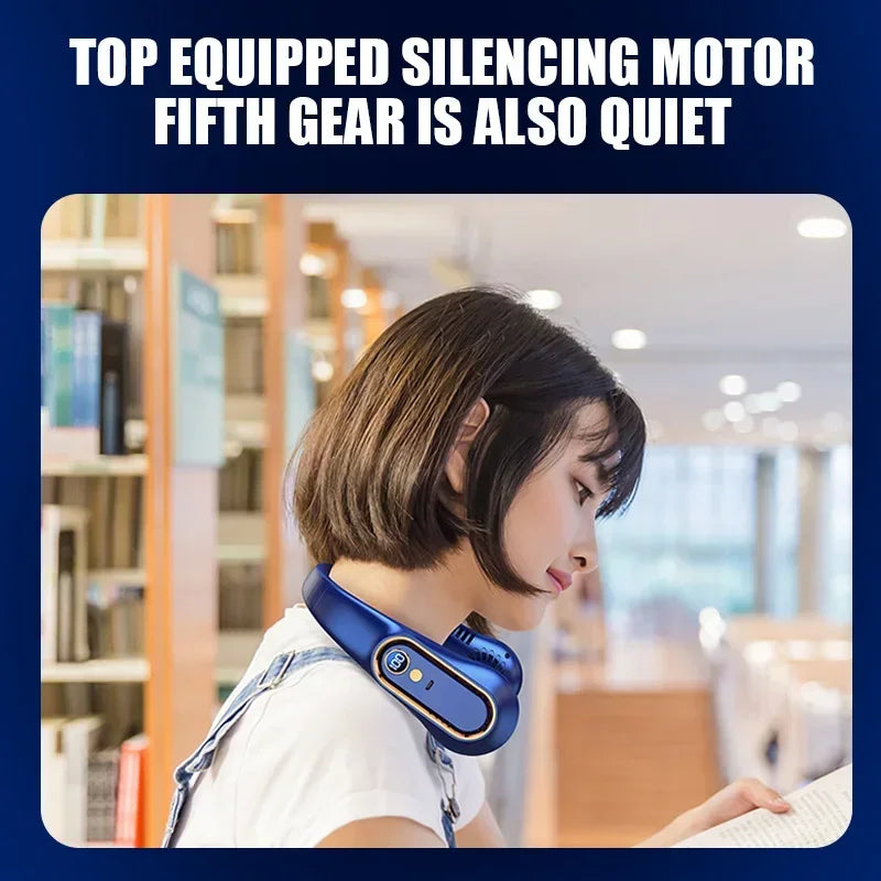 Portable Bladeless Neck Cooling Fan