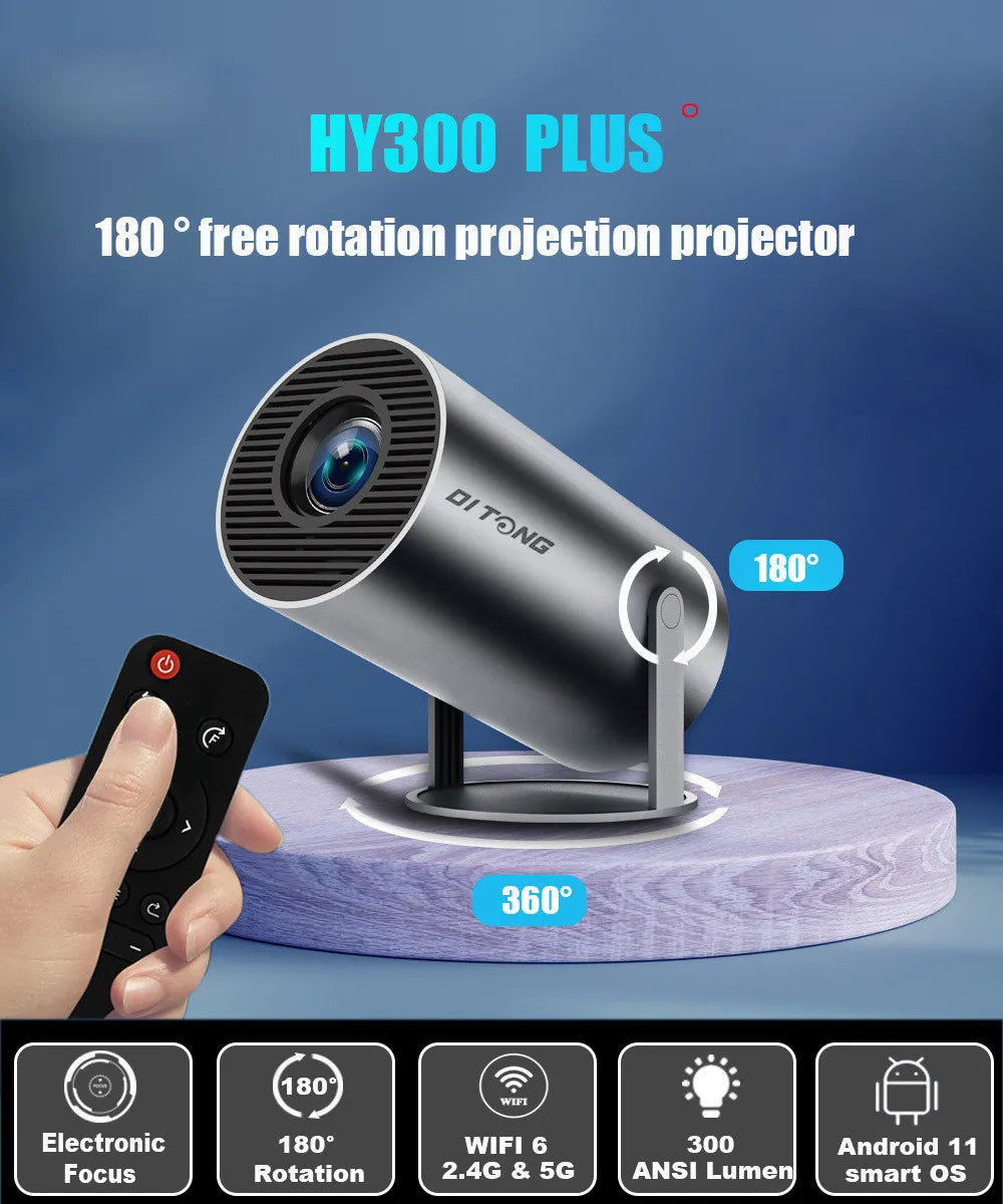 DITONG HY300 Plus Portable Projector