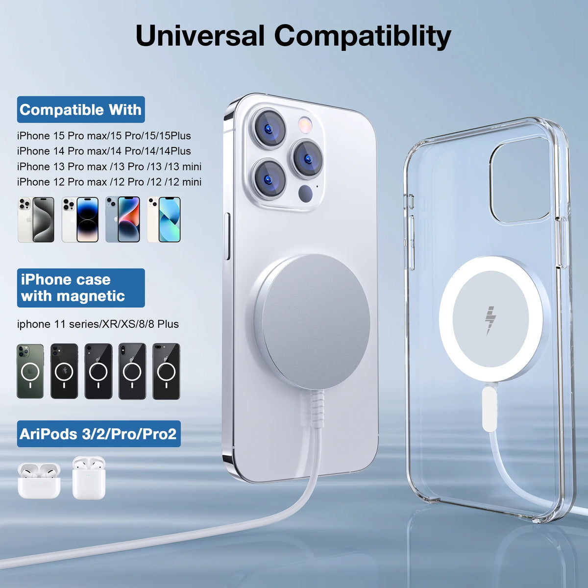 Magnetic Wireless Charger Duo