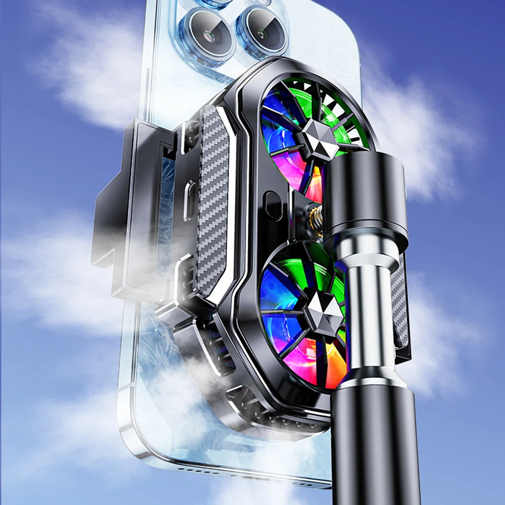 Back Clip Dual Fan Cooler