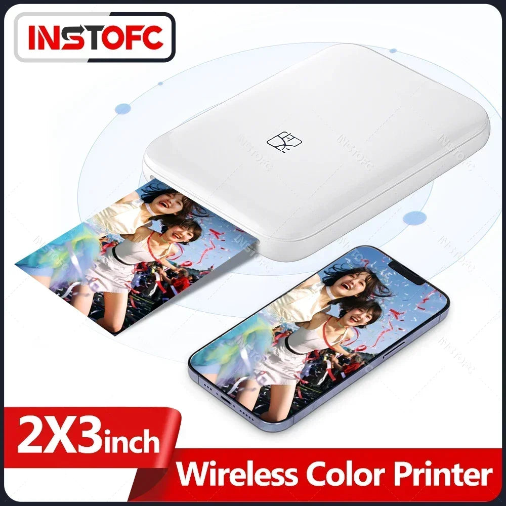 Mini Wireless Color Photo Printer