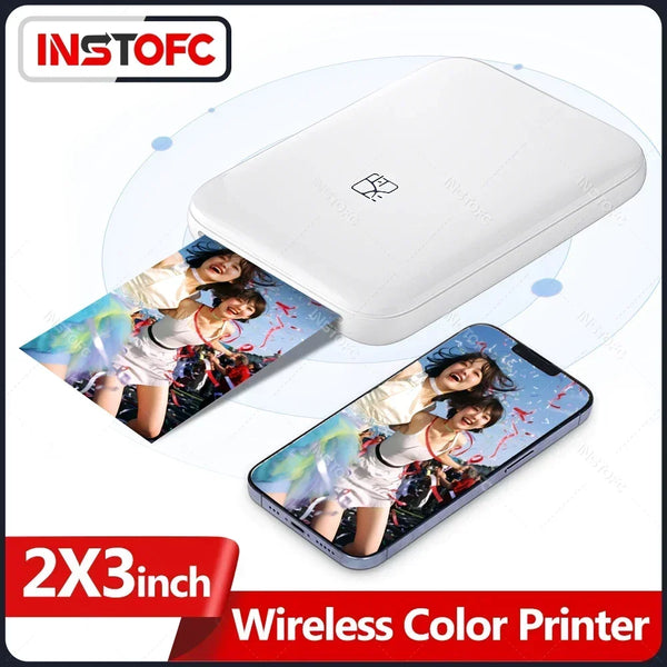 Mini Wireless Color Photo Printer