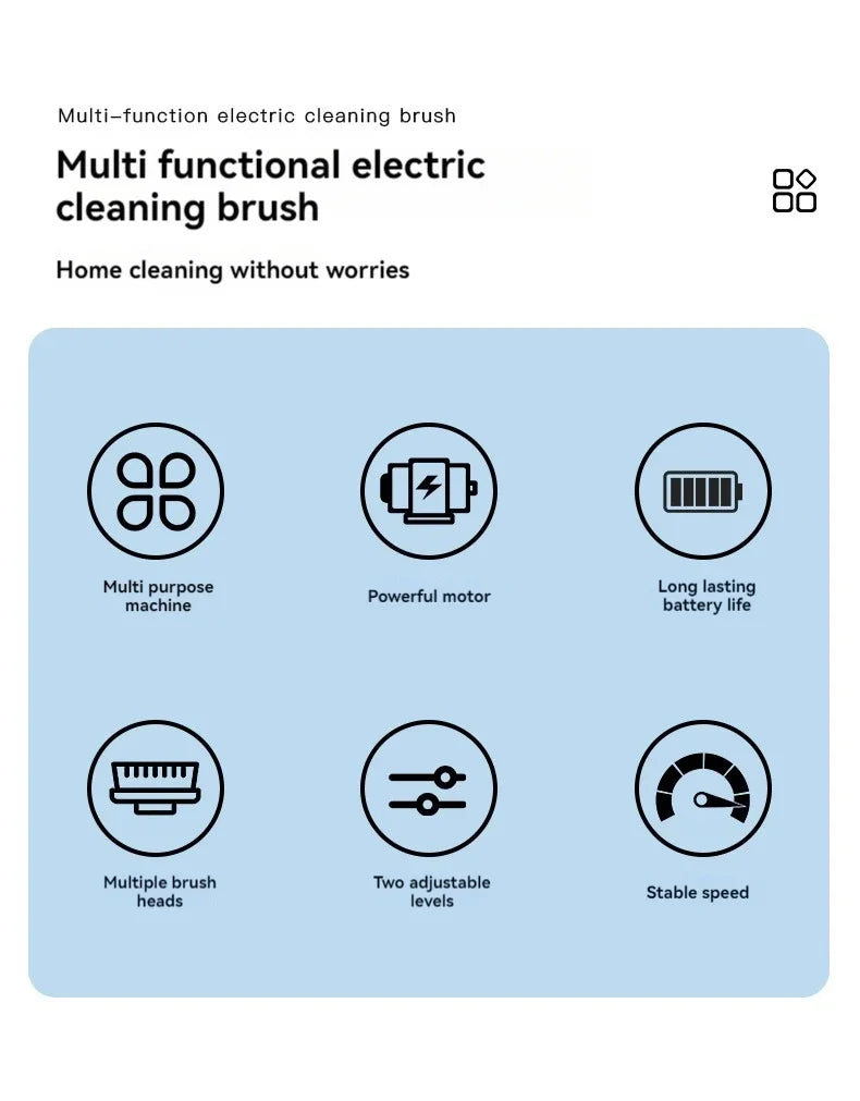 9-in-1 Electric Cleaning Brush