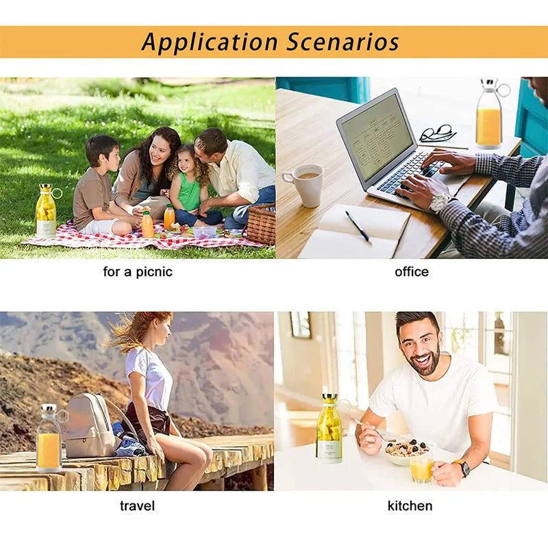 Mini Portable Electric Juicer