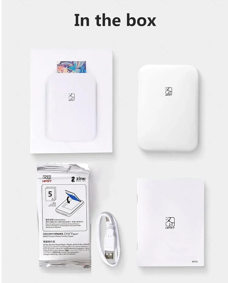 Mini Wireless Color Photo Printer