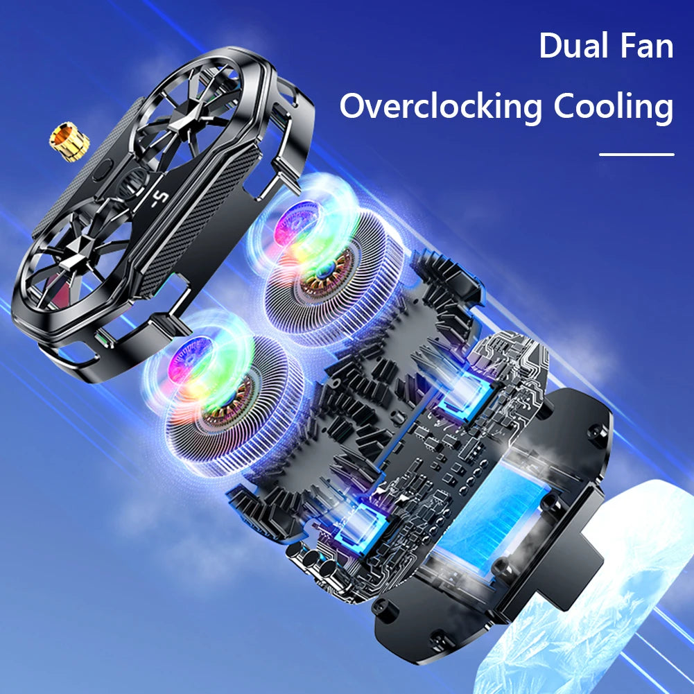 Back Clip Dual Fan Cooler
