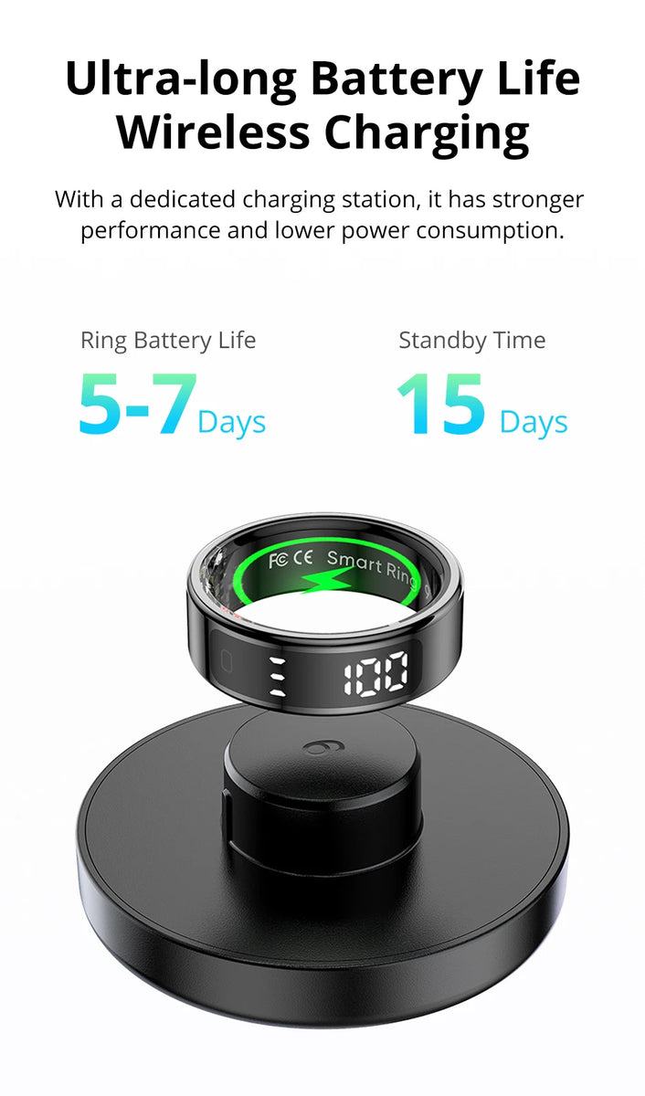 COLMI R12 Smart Ring with Display Screen & Touch