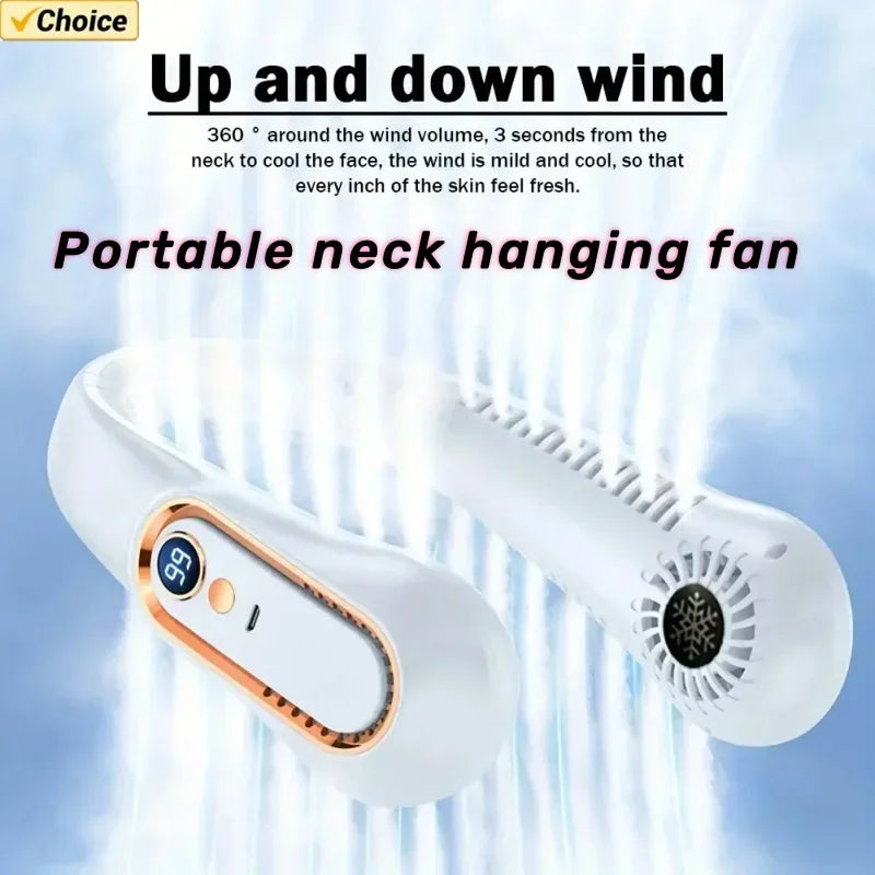 Portable Bladeless Neck Cooling Fan